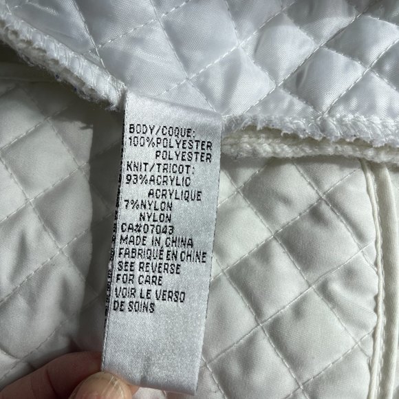 Ivory quilted, Effeci, dressy jacket - Picture 5 of 6